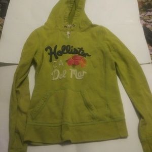 Green hollister hoodie